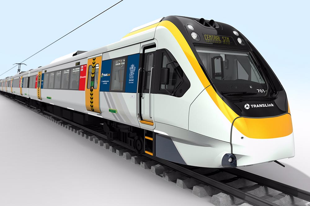 The Queensland government has unveiled its new Bombardier trains for South East Queensland to replace old trains and expand the fleet with new technology.
