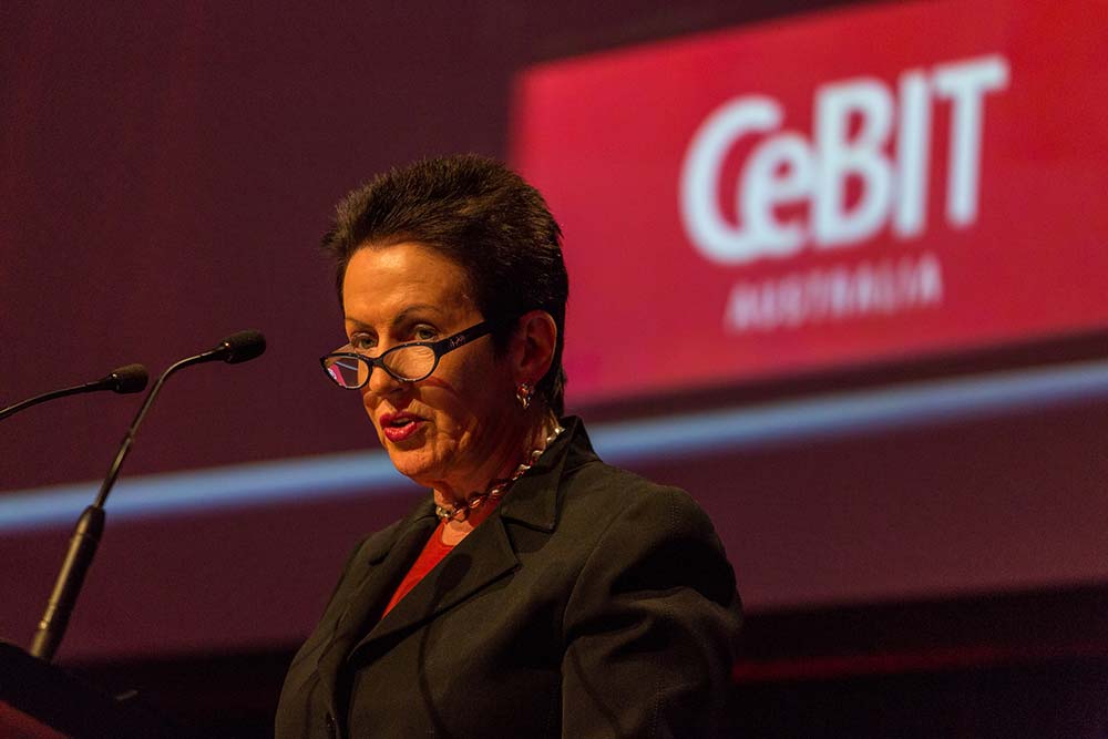 City of Sydney Lord Mayor Clover Moore. Image: CeBIT Australia