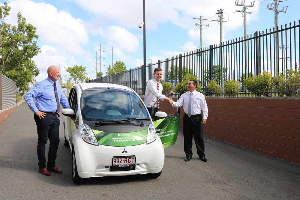Queensland's Rockhampton Council has getting a new fleet of electric vehicles, starting with a Mitsubishi i-MiEV, with help from Ergon Energy.