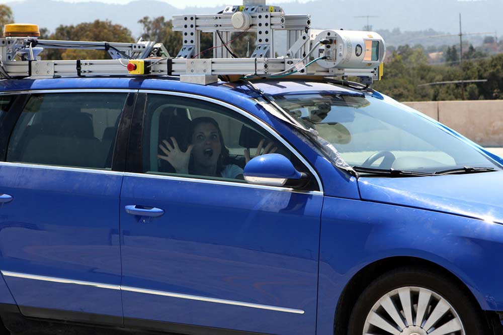 Authorities are being asked whether a human being or the automated driving system is responsible for the control of a driverless car.